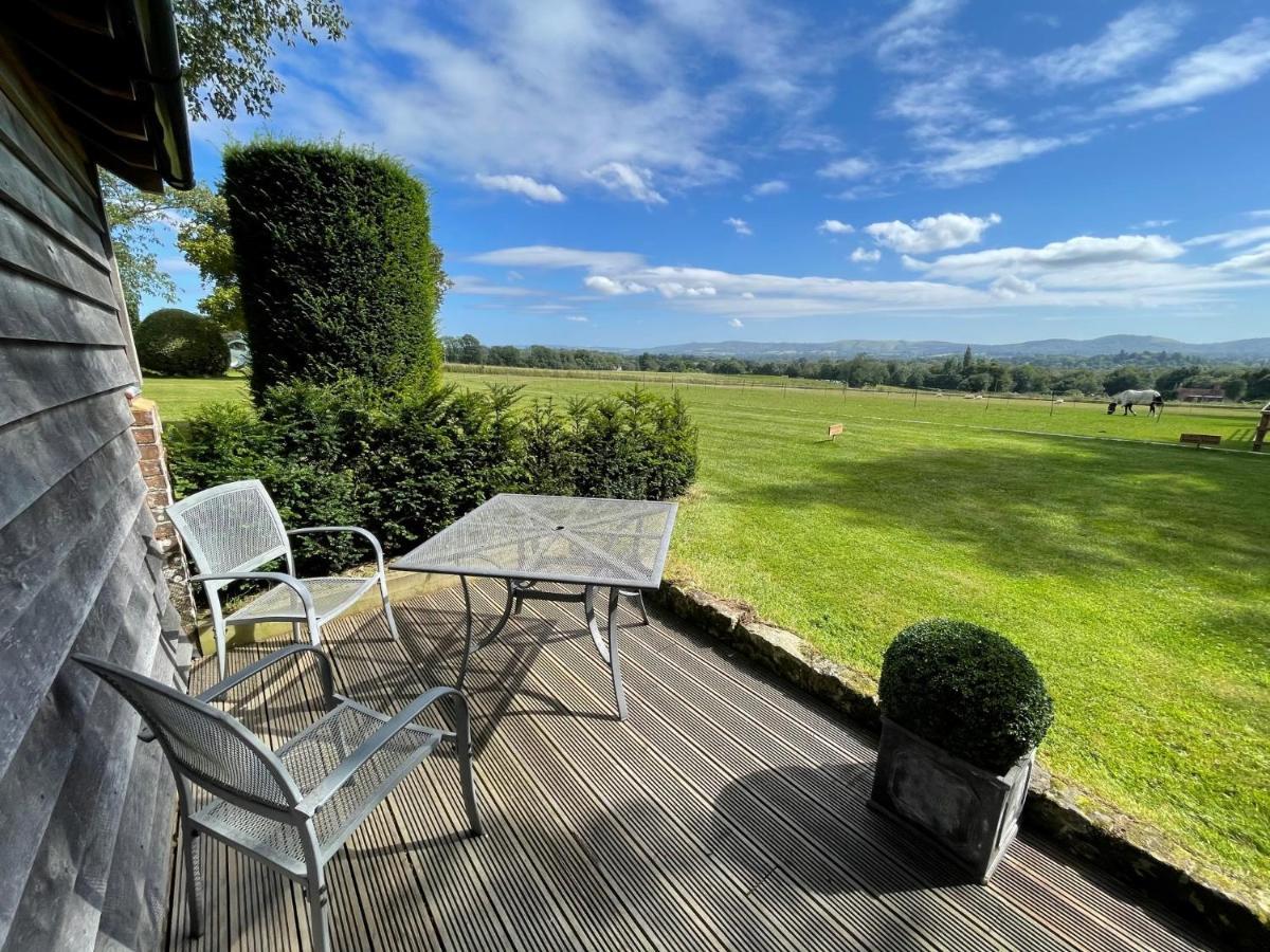Stunning Cabin With Incredible Views Near Goodwood Rogate Bagian luar foto