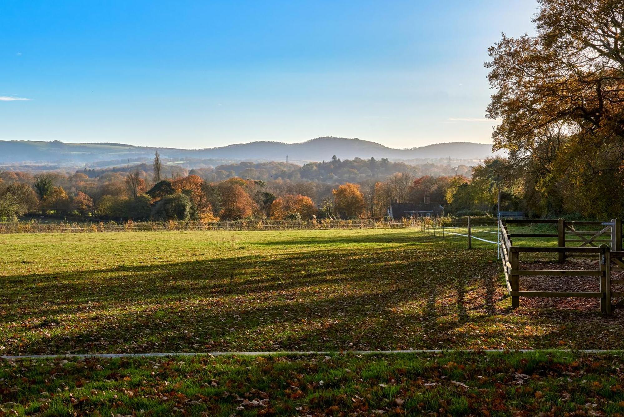 Stunning Cabin With Incredible Views Near Goodwood Rogate Bagian luar foto