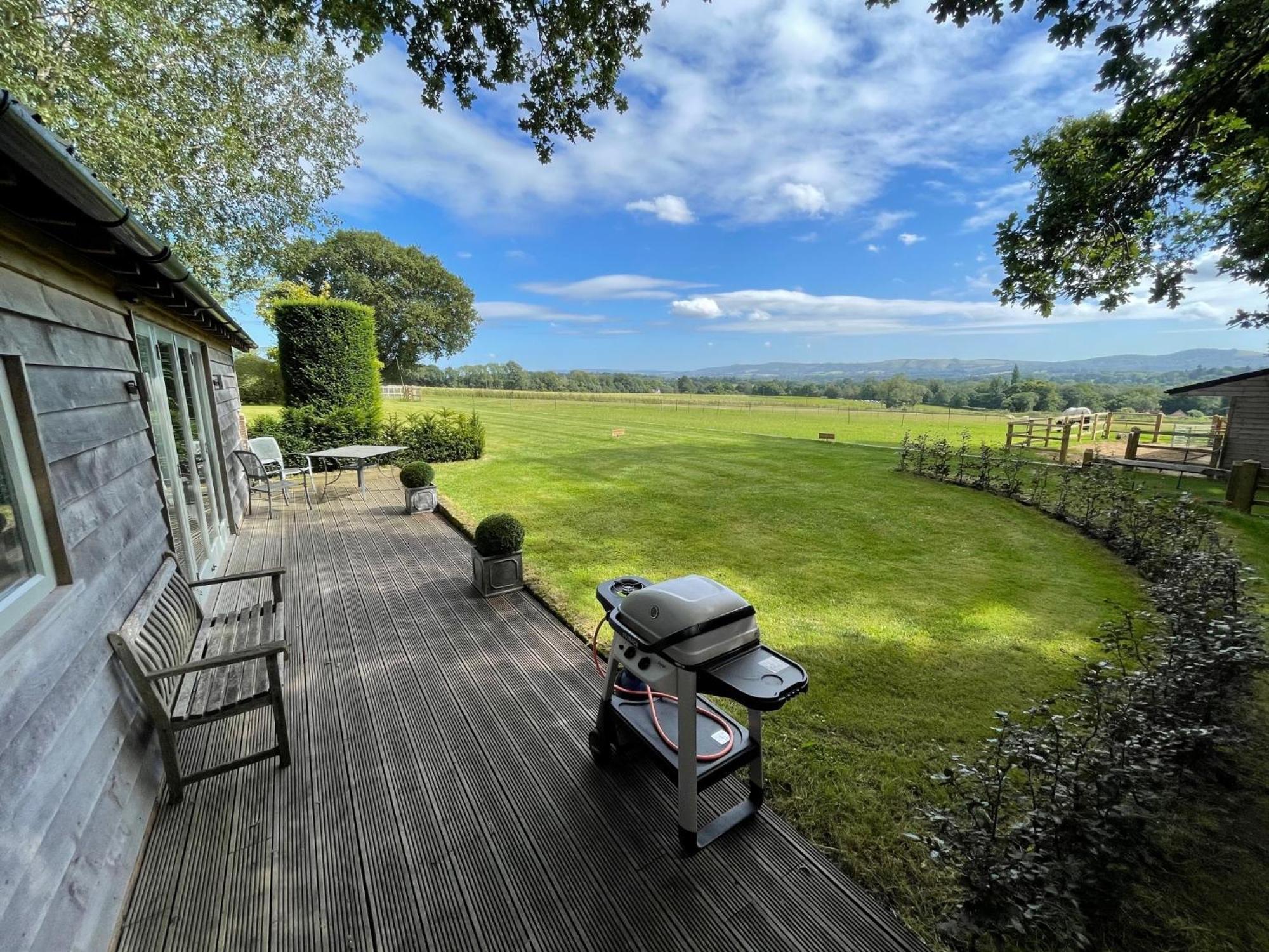 Stunning Cabin With Incredible Views Near Goodwood Rogate Bagian luar foto